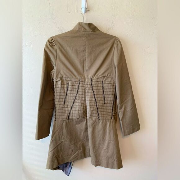 Arrogant Cat London khaki militaryesque jacket size S - Picture 2 of 10